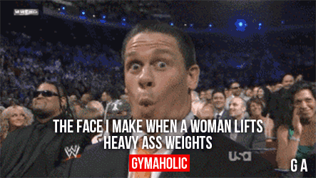 The Face I Make When Woman Lifts