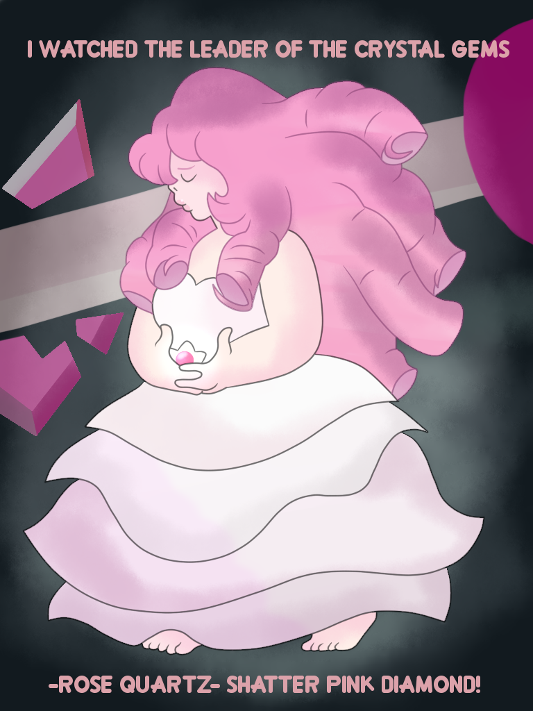 Rose Quartz🌺💖🌺 [Can’t decide,so I did two pictures] Changed of style too,I hope you like it!~