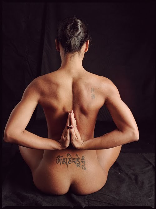 Nude yoga with sex