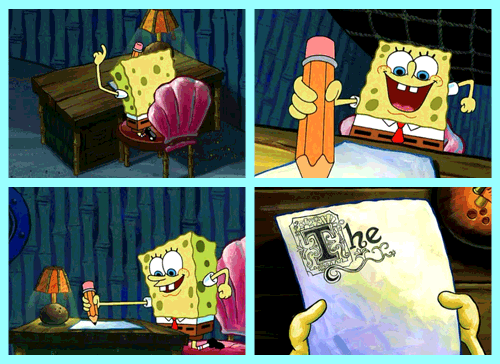 Spongebob essay meme