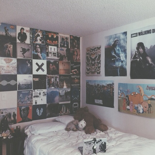 hipster bedroom on Tumblr