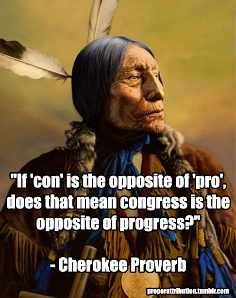Cherokee proverb on Tumblr