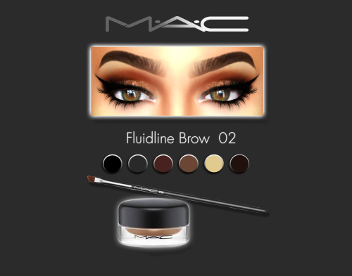 Mac true brunette fluidline