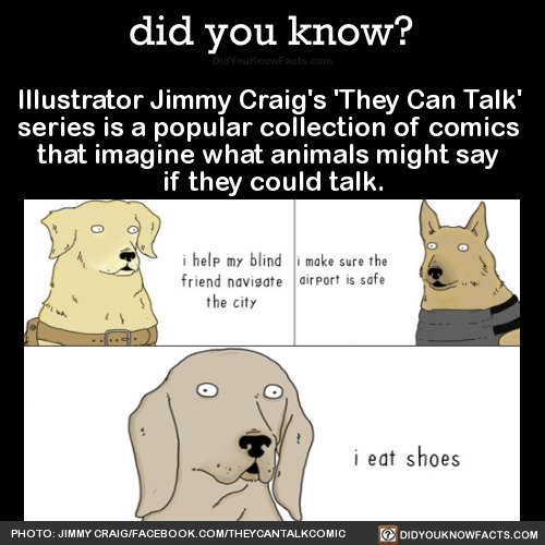 illustrator-jimmy-craigs-they-can-talk-series - did you know?