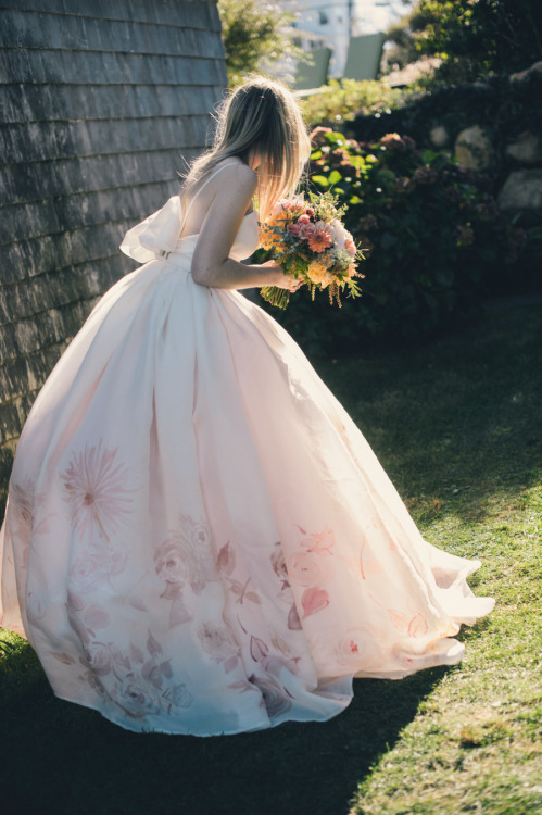 pink wedding dress on Tumblr