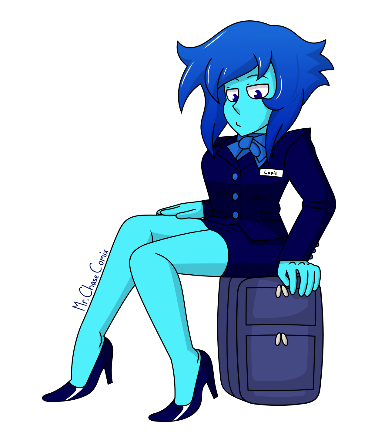 Would flight attendant Lapis be okay with you, anon?