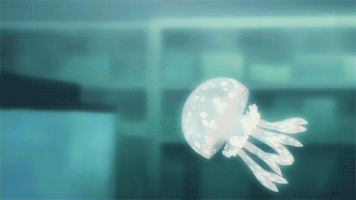 Kawaii jellyfish animal cartoon design Royalty Free Vector