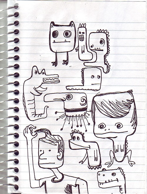 notebook doodle. -Lee
