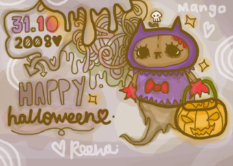 HAPPY HALLOWEEN ♥ :)) From Reena - http://reena.tumblr.com