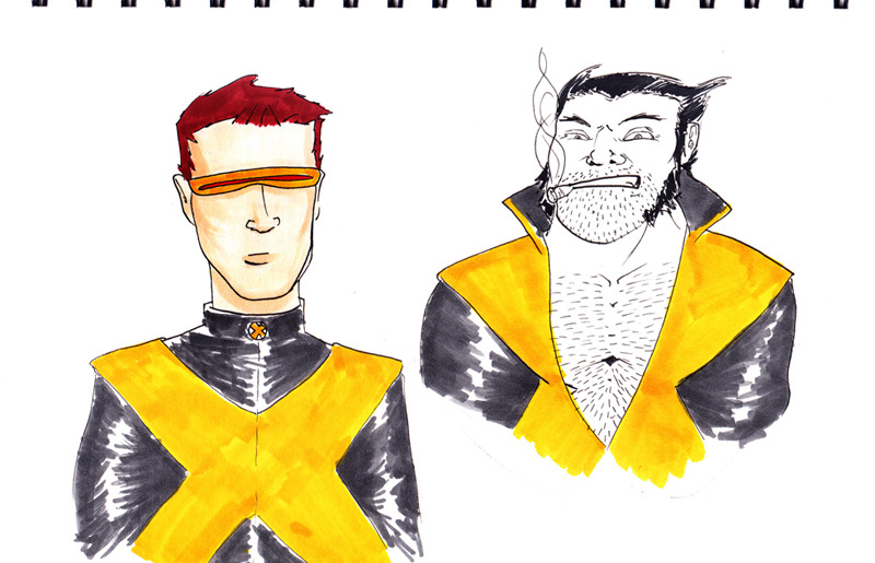 X-Men doodles http://sketchit.tumblr.com