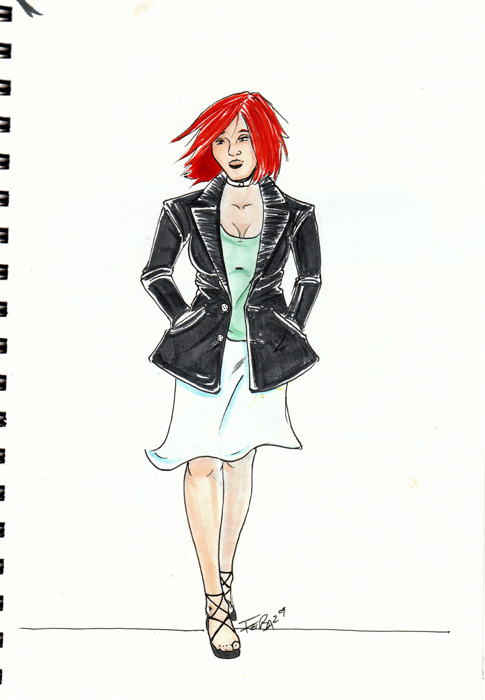 Inspired by Wendy from Les Poupees Russes (Russian Dolls). http://sketchit.tumblr.com