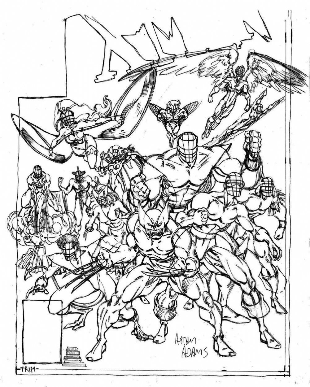 x men coloring pages beast body - photo #28
