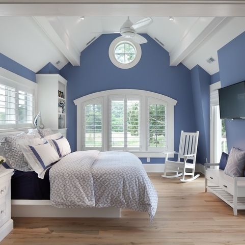 blue bedroom on Tumblr