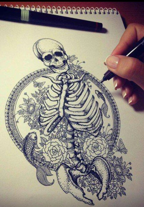 tattoo sketch on Tumblr