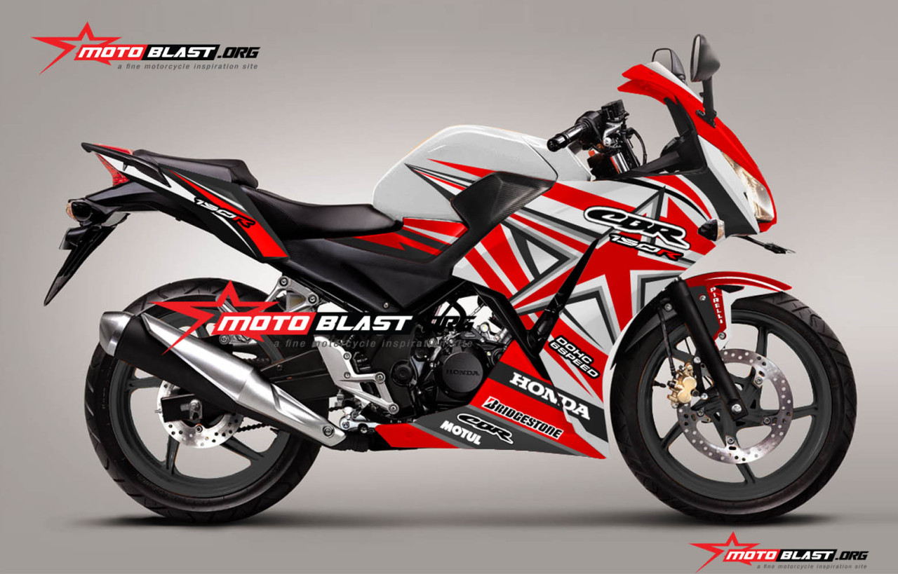 Motoblast HOT Grafis Inspirasi Honda CBR150R K45 RWB STAR