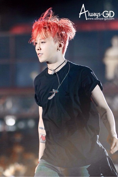 Image result for g dragon red hair