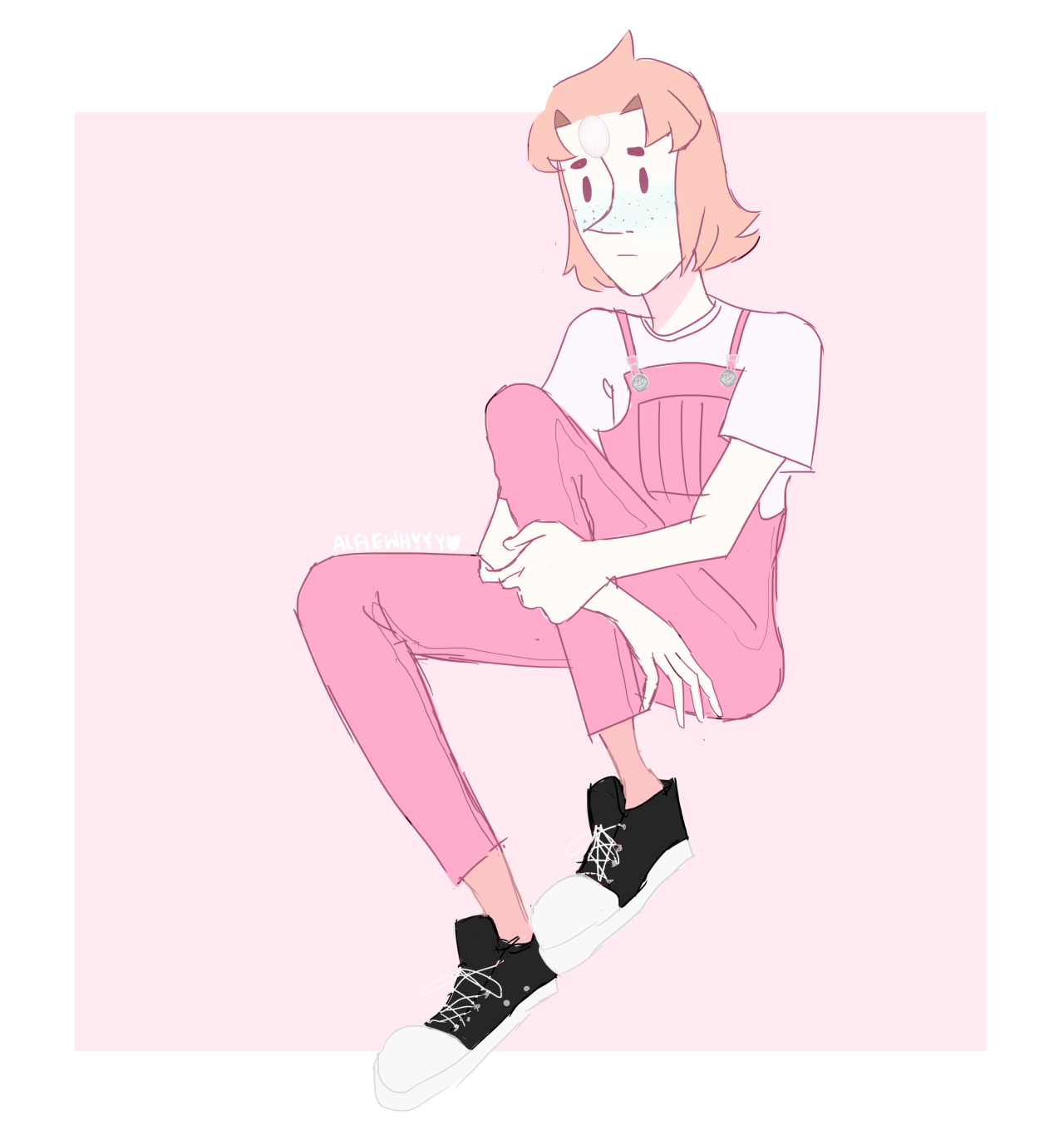 saint-j92000 said: I'd like to request Pearl wearing a pair of Converse sneakers, if that's ok? No worries if you'd rather pass on this request~! Answer: Thank You For Requesting!! Sorry this is a...