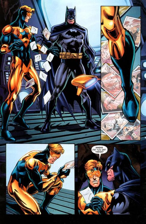 Image result for booster gold and batman