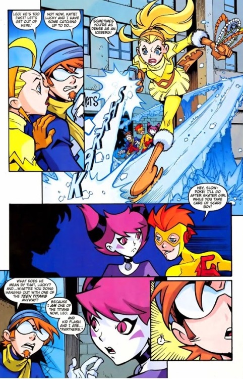 Jinx et Kid Flash combattent le crime