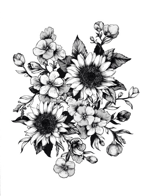 flower drawing | Tumblr