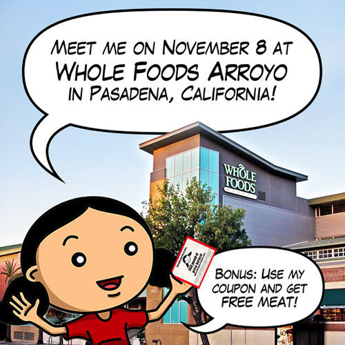 Whole Foods Market Arroyo Signing in Pasadena by Michelle Tam https://nomnompaleo.com