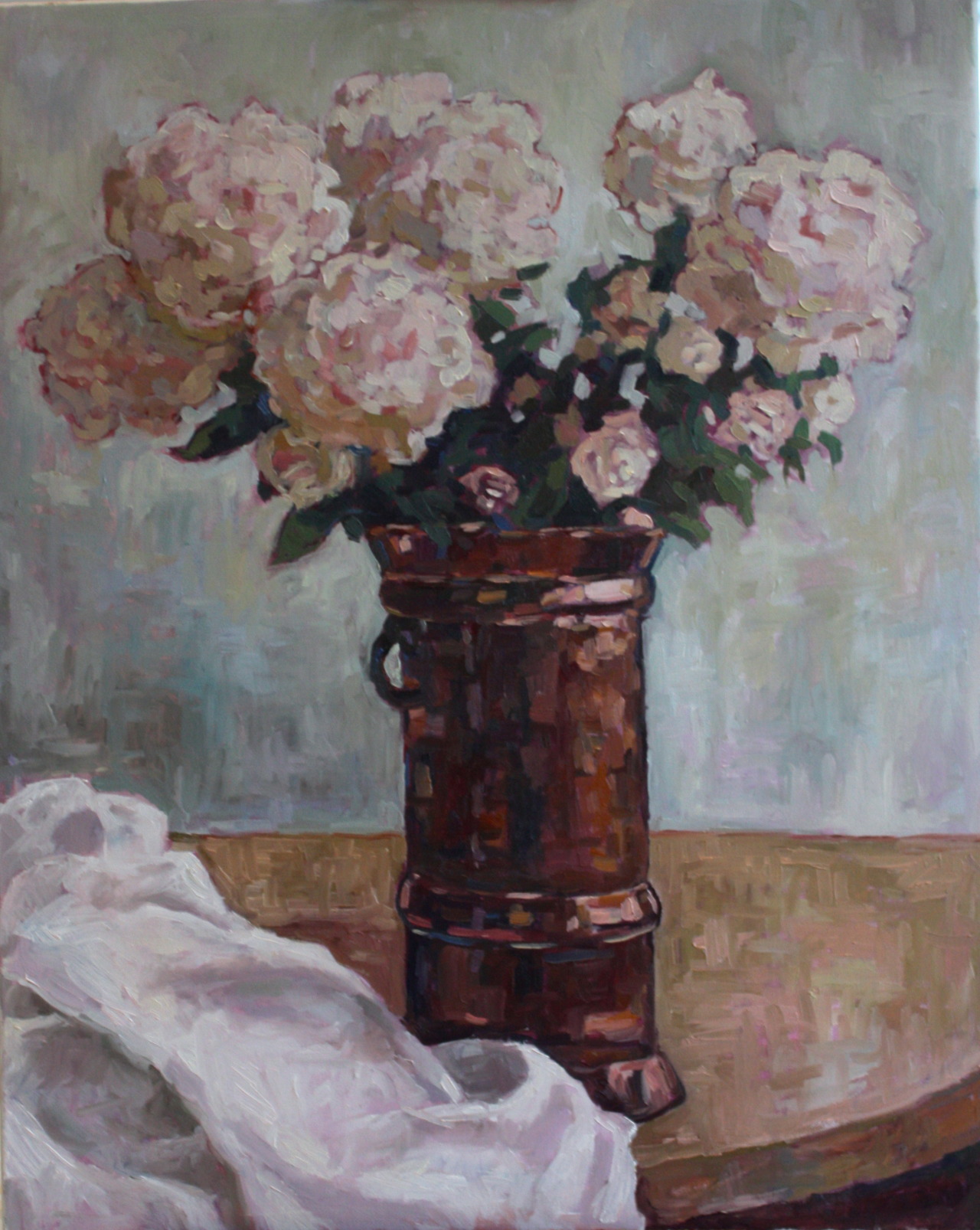 White Peonies - oil on canvas. Follow Kate on Tumblr or Like her page on Facebook!