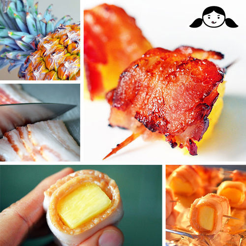 Whole30 Day 26: Bacon-Wrapped Pineapple by Michelle Tam https://nomnompaleo.com