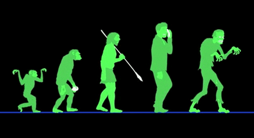 Image result for hUMAN evolution ART  gif
