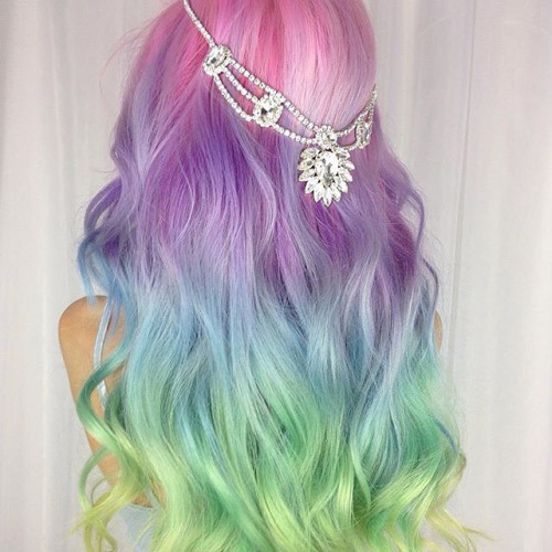 Resultado de imagem para mermaid hair tumblr
