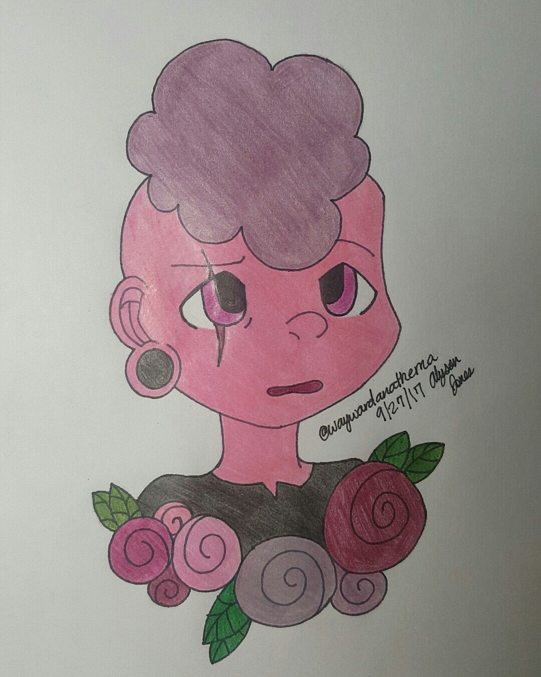 i cant draw roses