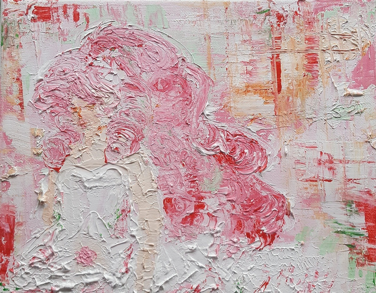 Rose Quartz (2017) 
Acrylic Paint on Canvas 
8