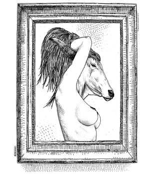 “The Crass Menagerie” - Erotic ink drawings by Apollonia Saint Clair.
http://apolloniasaintclair.tumblr.com