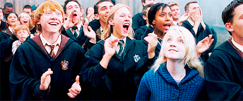 Image result for ravenclaws cheering gifs