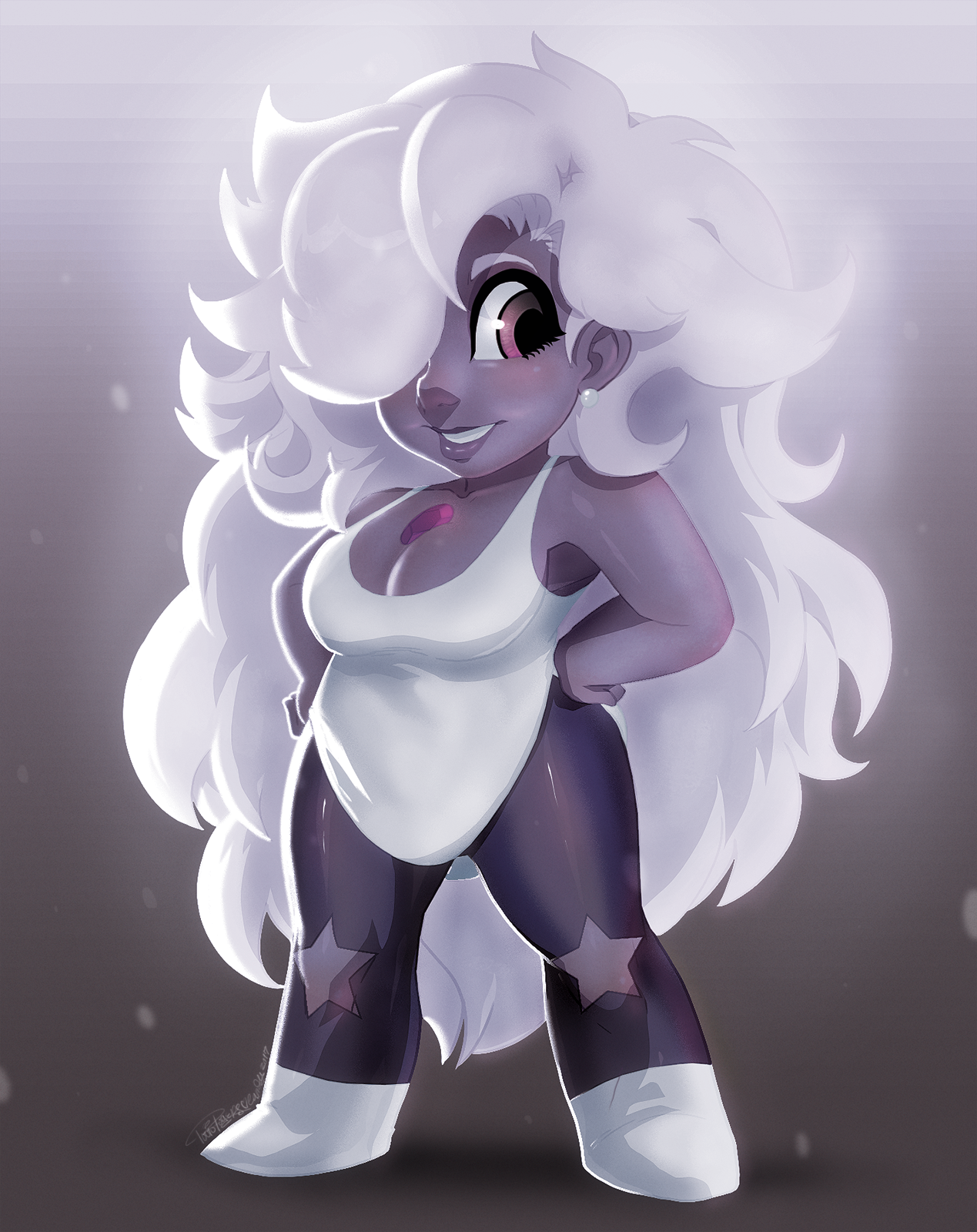 the amethyst i did the other day. psd will be available on patreon soon.