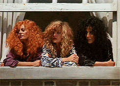 Image result for the witches of eastwick gif