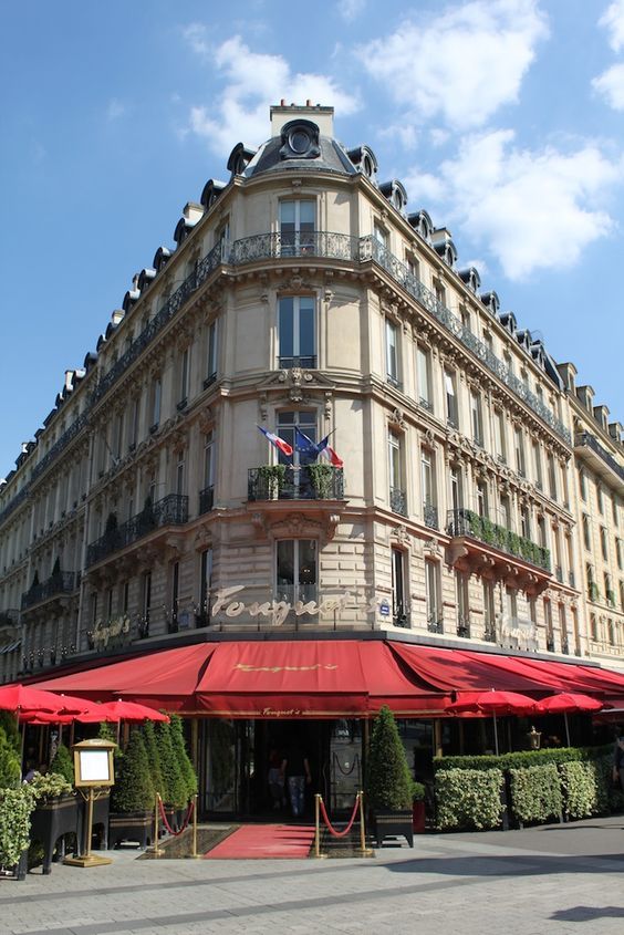 Fouquet’s, Champs Elysées, Paris.
