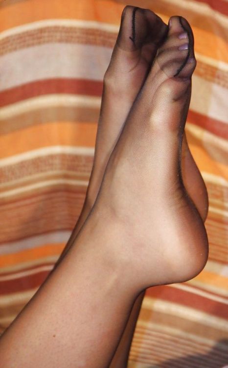 Asian showing her feet