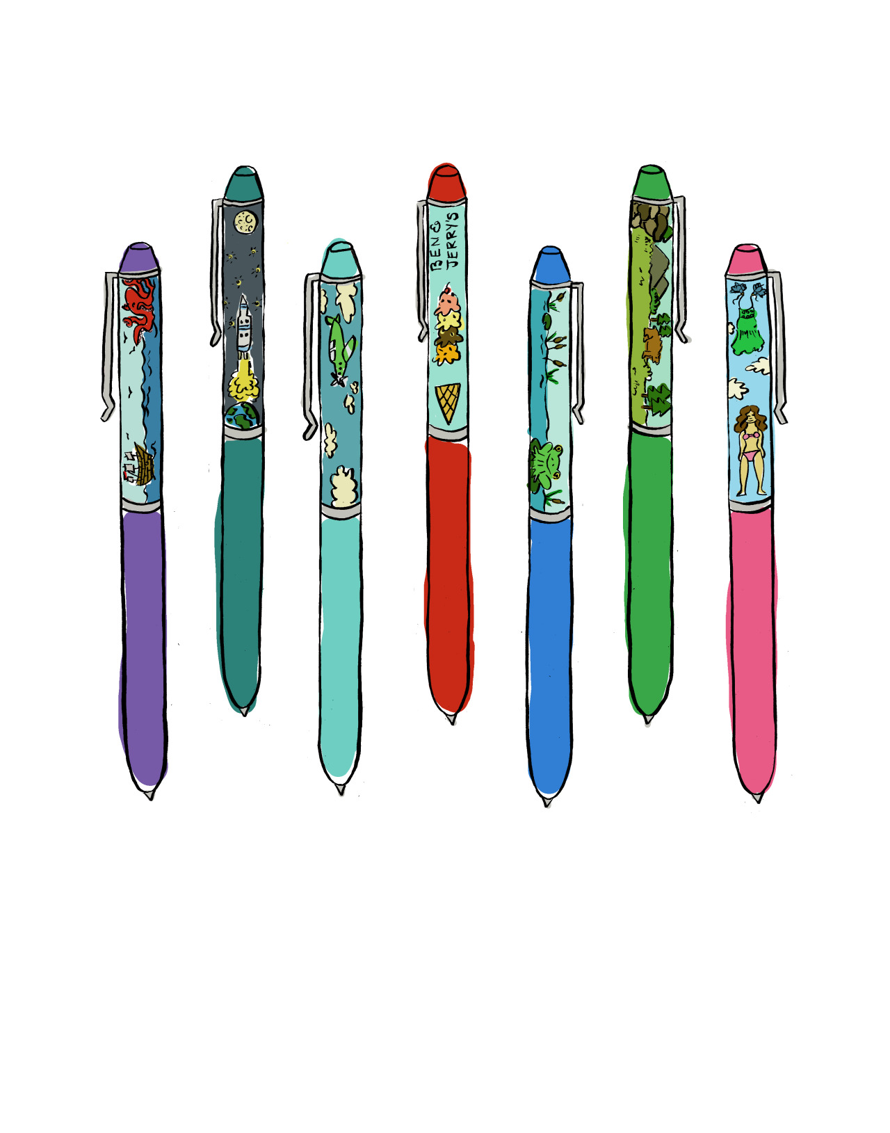 Floaty Pen Collection http://kat-rinacastle.tumblr.com/