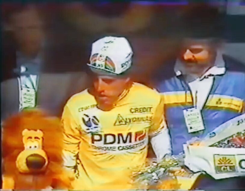 ‪Tour de Francia'87: 20a Etapa Villard de Lans - Alpe d'Huez (201 km) Gana Echave (BH) 7° Delgado (PDM) y se coloca líder General #m210787‬
