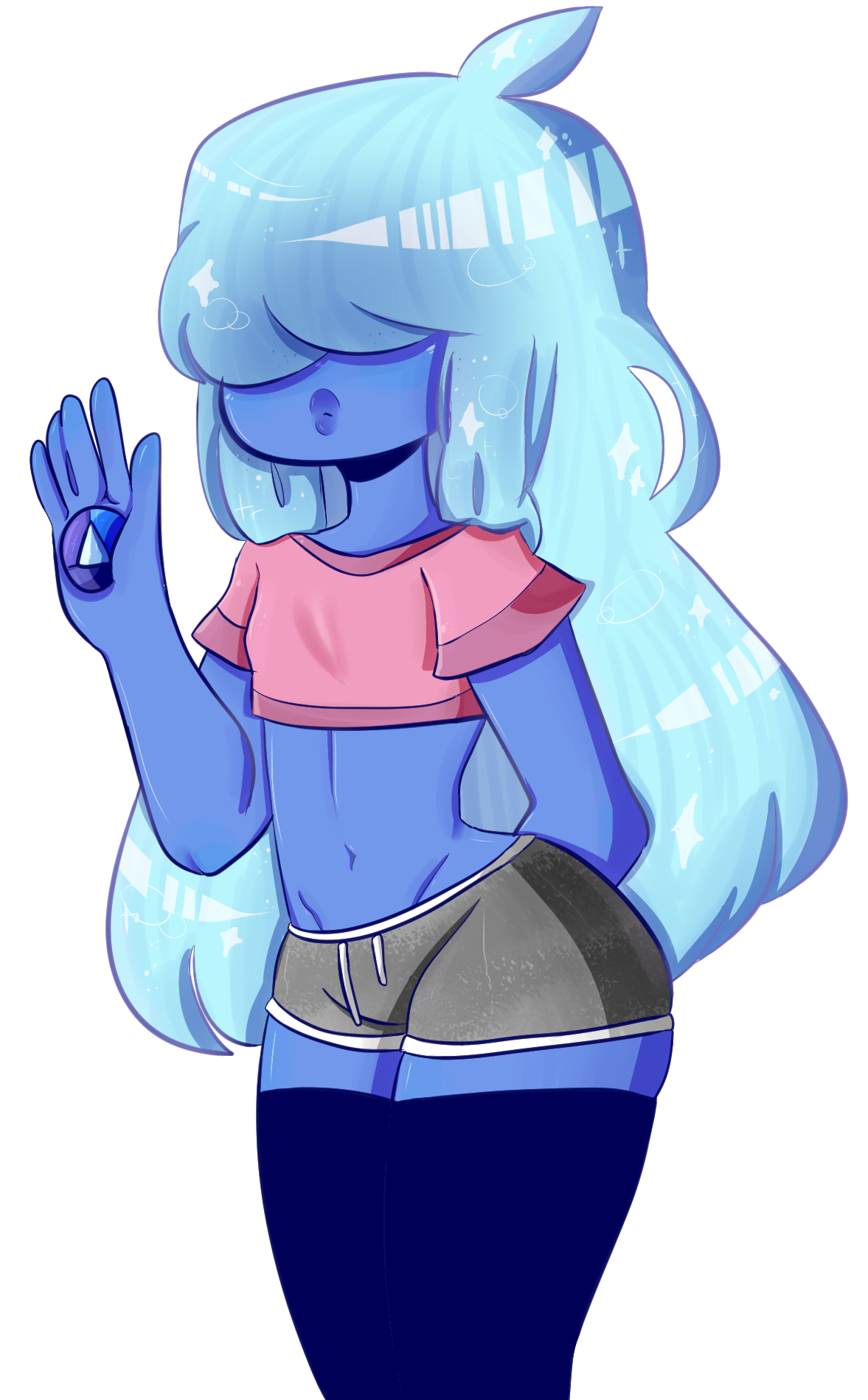 blue girl do not repost without permission