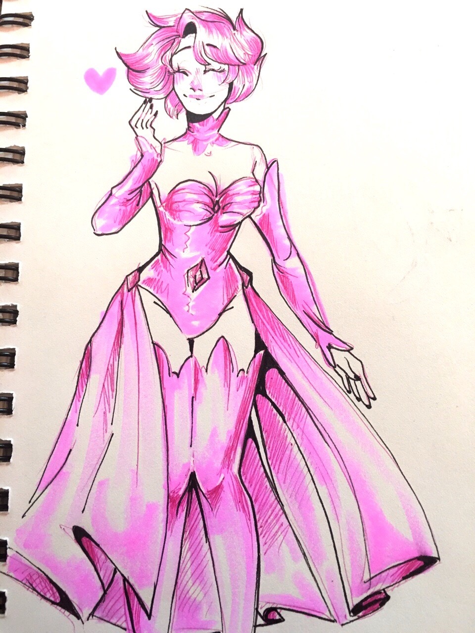 I love @thegreatclodauthority design of pink diamond! ❤️❤️