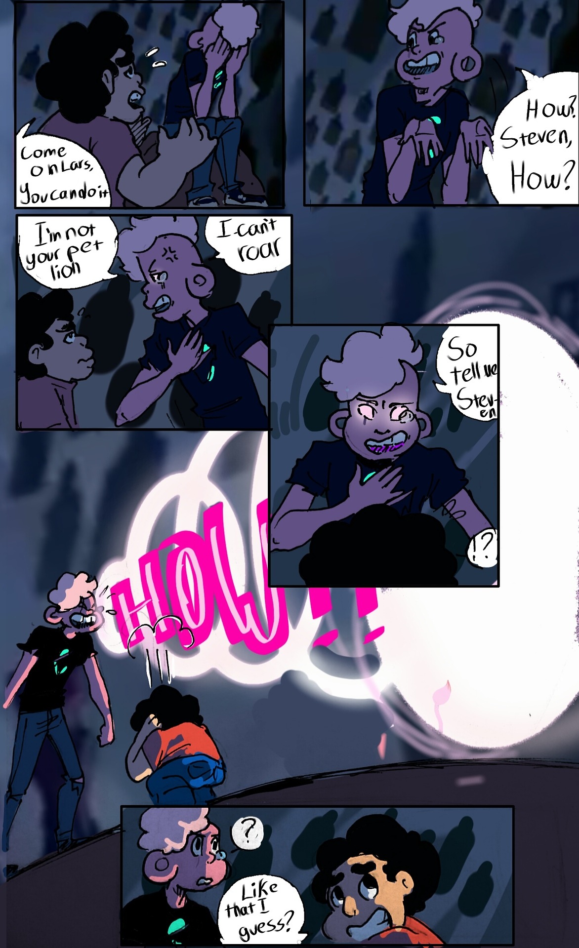 I worked so hard on this. This is how I imagine how Lars is going to activate his portal powers.(comic is a bit crappy, I know) Is it just me or is Lars slowly turning into everyone favourite...