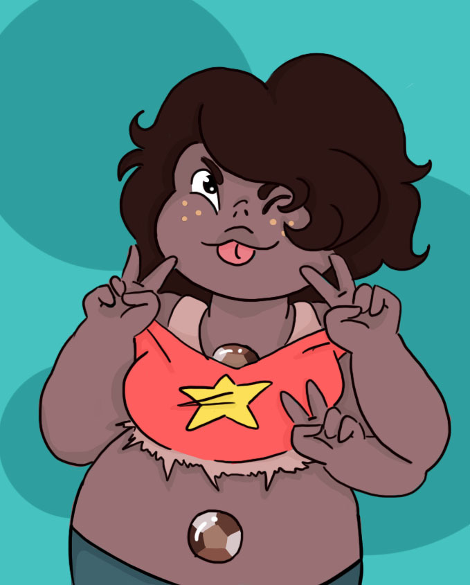 Two wrongs may not make a right but they sure do make a hella cute fusion. I can only hope for more Smokey in the future, maybe even some more Steven fusions @_@