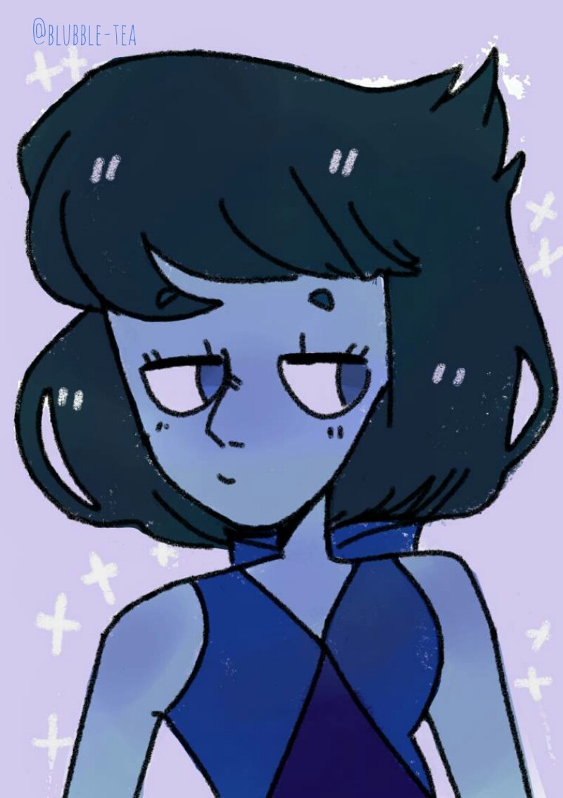 whaaat another art?? :0 ye boi i hate this but kinda like it idk?? because it’s Lapis. Lapis Lazuli. i lov her