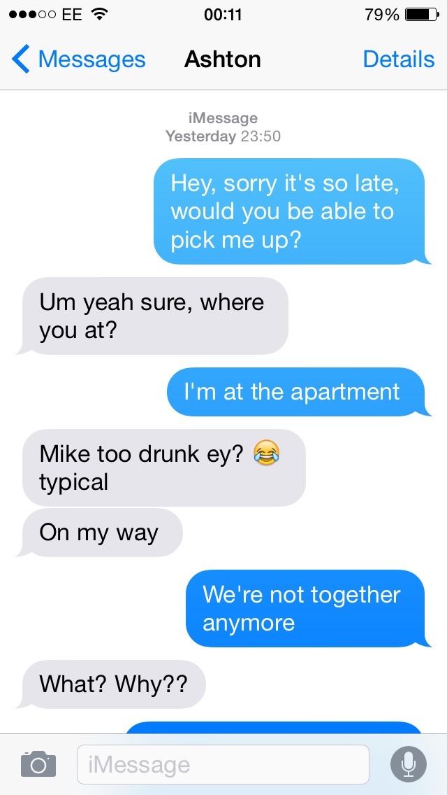 text messages that Destroyed Relationships