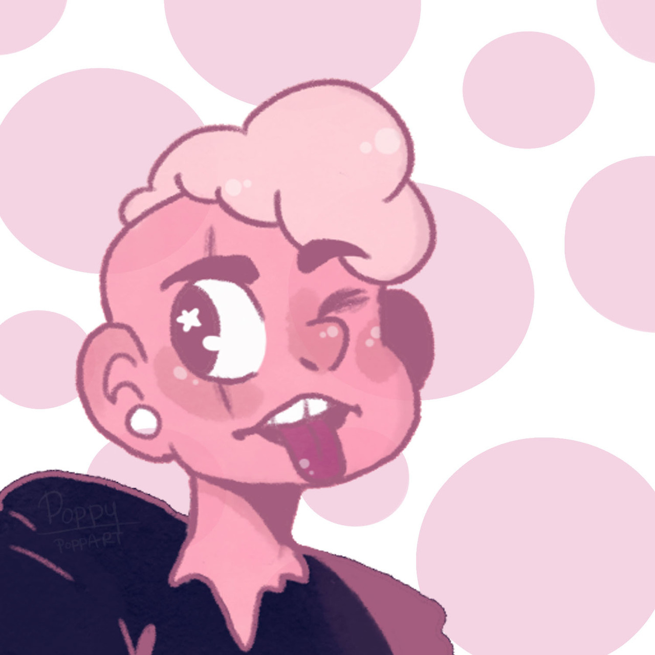 I made pink Lars pride icons! These are free to use, just be sure to credit me! the first one was the original icon i made before adding the flags.