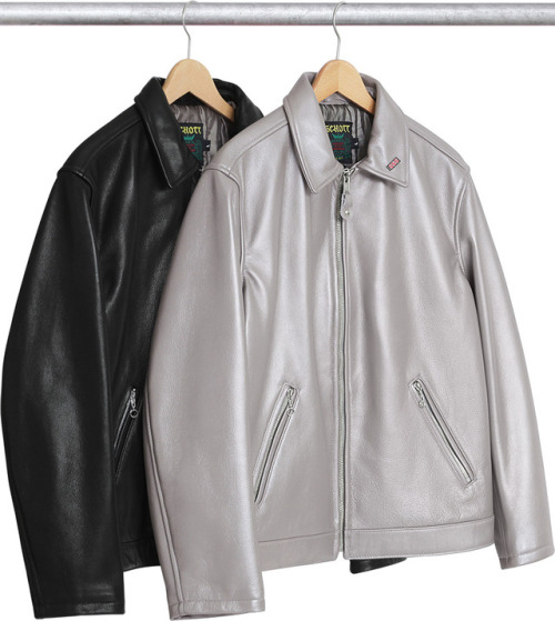 supreme schott leather jacket
