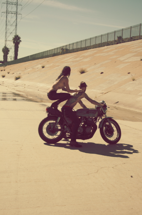 motorcycle girl on Tumblr