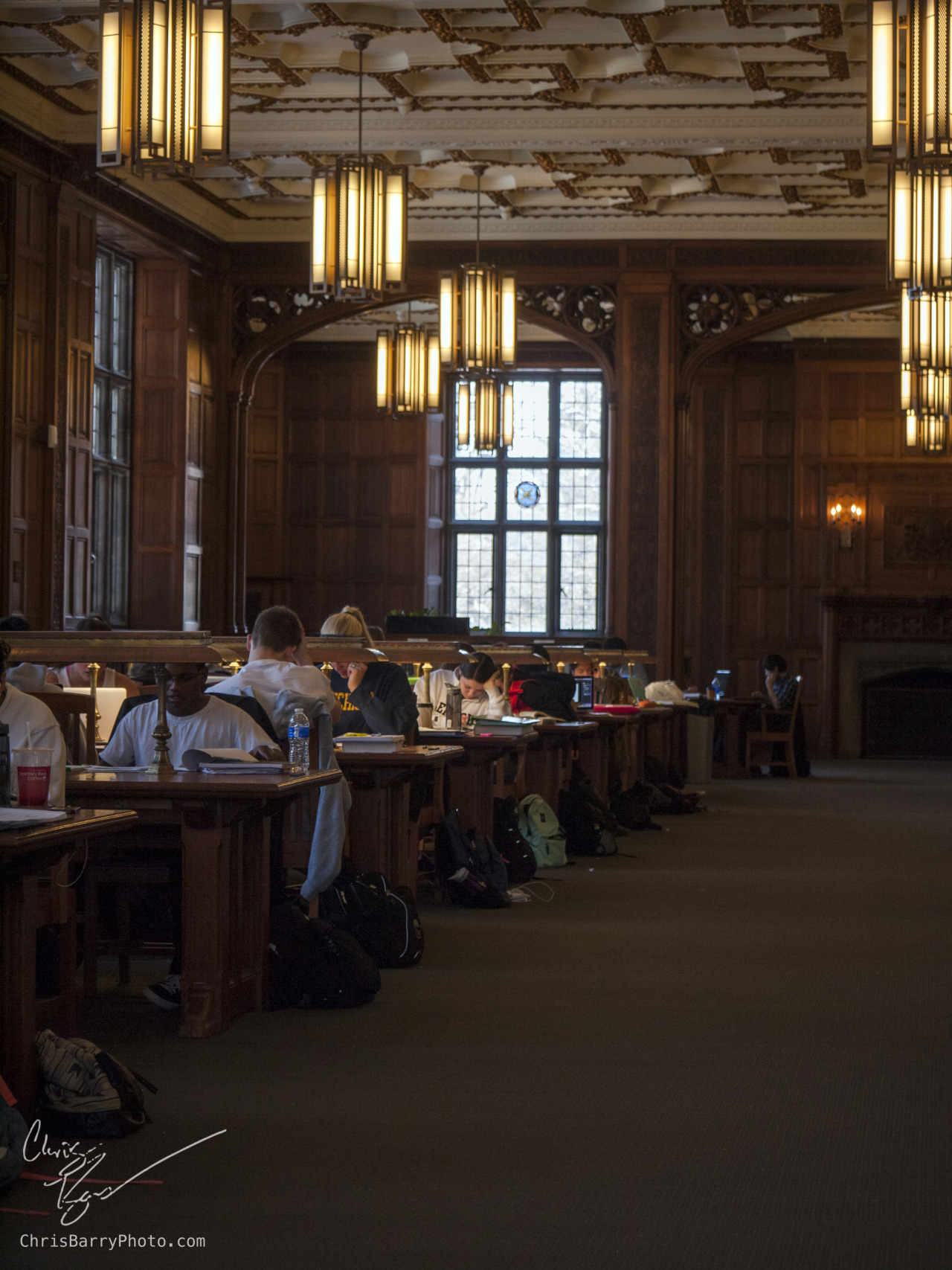 And lastly, people studying in Linderman