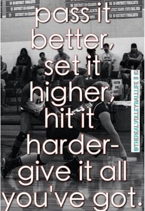 Volleyball quotes on Tumblr